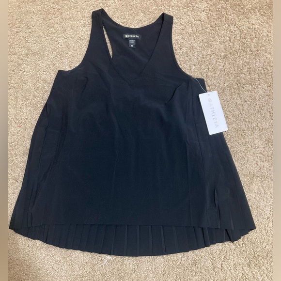 ATHLETA SWING FORWARD PLEATED TANK - Picture 3 of 9